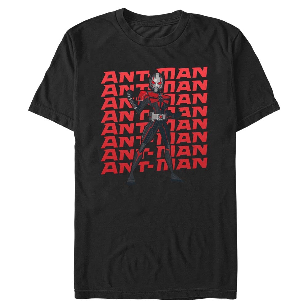 Marvel Ant-Man Text Wall T-Shirt T-Shirt Marvel BLACK 3XL 