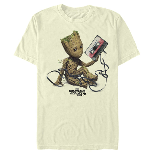 Marvel Groot Tape T-Shirt T-Shirt Marvel NATURAL 3XL 