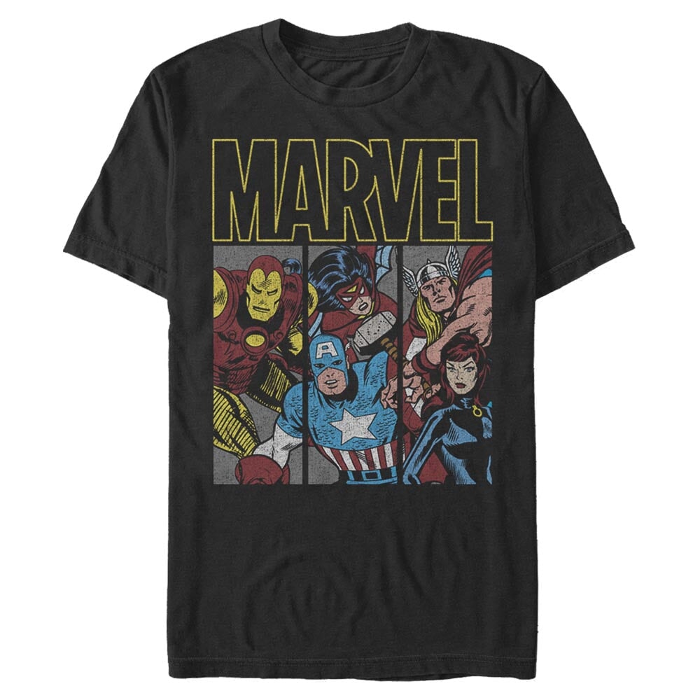 Marvel Retro Graphic T-Shirt T-Shirt Marvel BLACK 3XL 