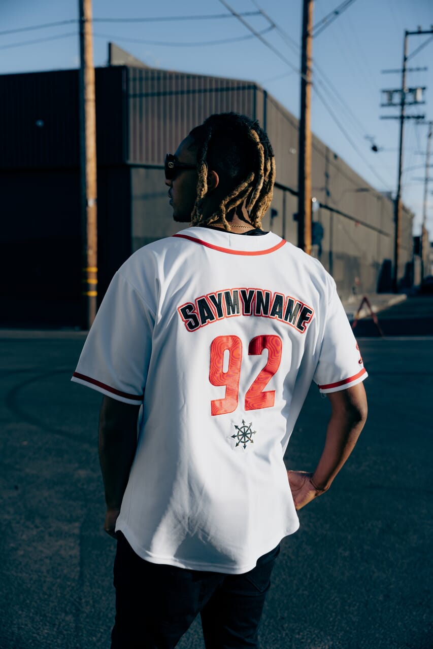 SAYMYNAME White Live Hard Never Die Baseball Jersey